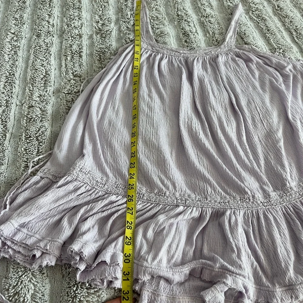 Free People sleeveless tunic dress in lavender size L - Picture 9 of 9